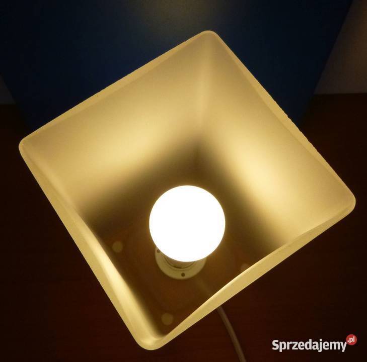 Nastrojowa lampka nocna z mlecznego szkła Warszawa