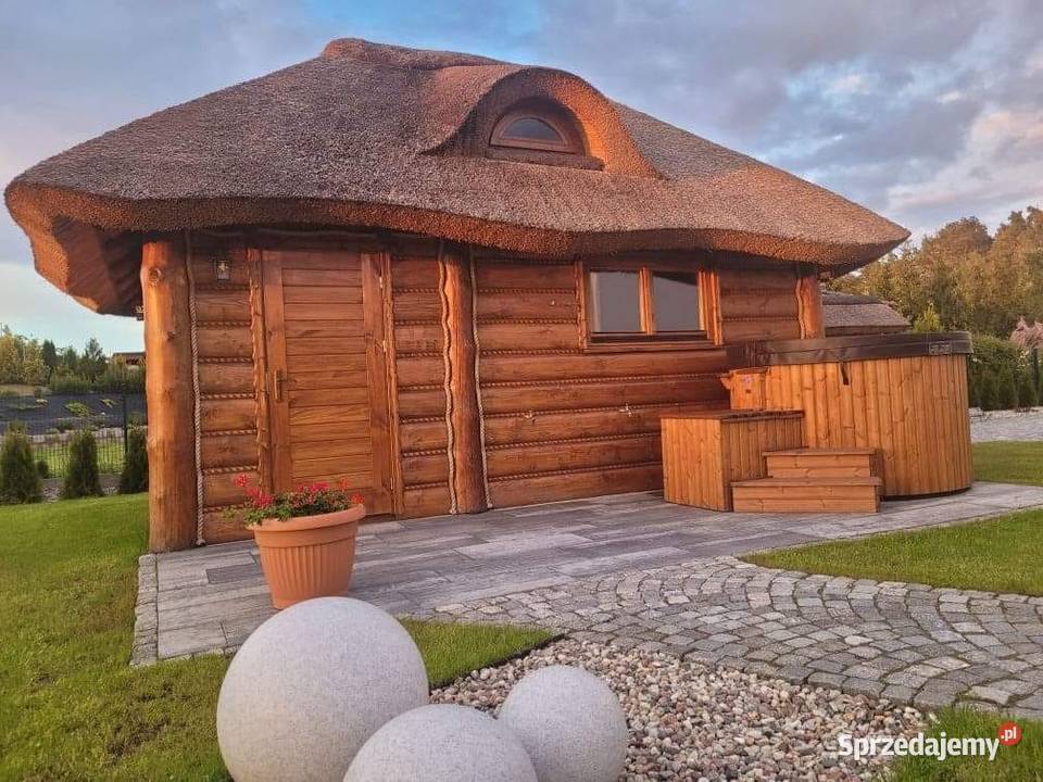 altana trzcina bal strzecha dach Podlesie
