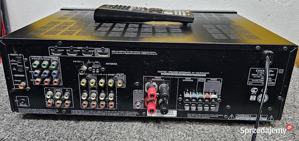 Amplituner ONKYO TXSR307 HDMI pilot Kraków