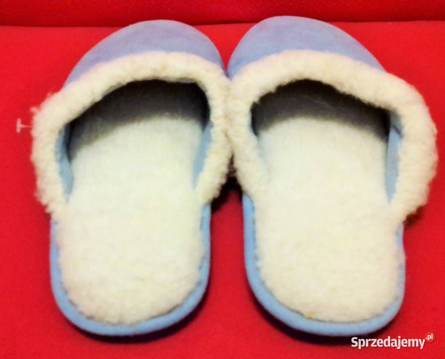 Kapcie runo welur ciepłe miękkie wygodne Sandały i klapki Warszawa sprzedam