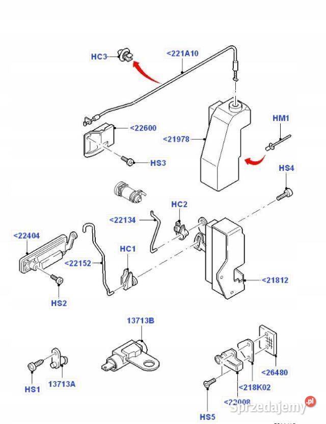 OSŁONA ZAMKA DRZWI PRZÓD FORD KA 9608 1099118