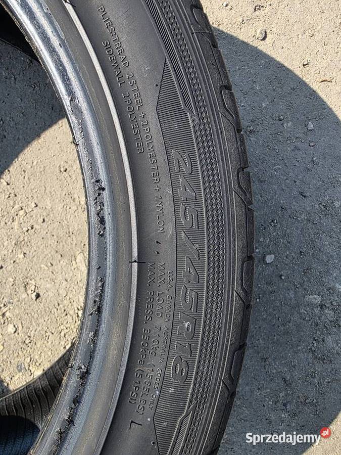 Opony letnie Hankook Ventus Prime 24545R18 Wola Moszczenicka sprzedam