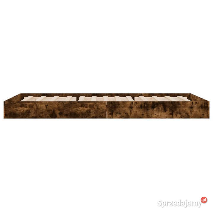 Łóżko bez materaca przydymiony dąb 75x190 Łóżka