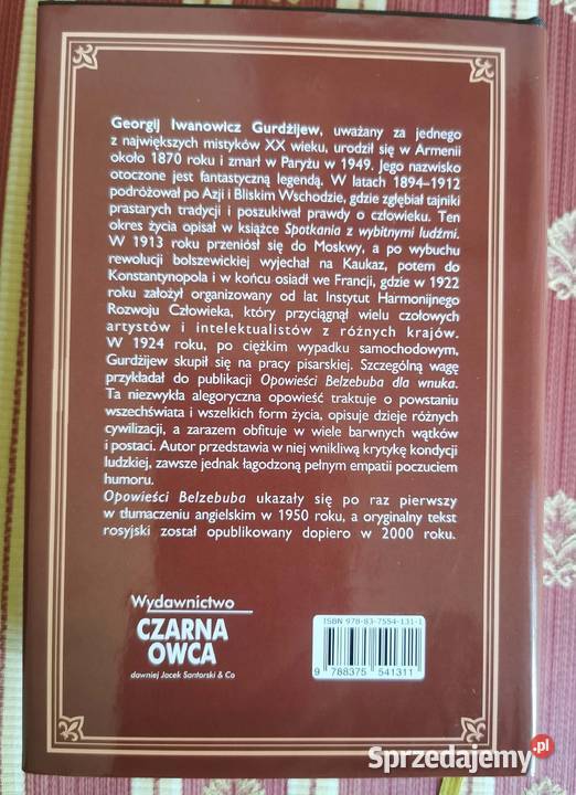 Georgij Iwanowicz Gurdżijew Opowieści Belzebuba Lędziny