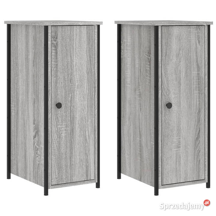 Szafki nocne 2 szary dąb sonoma 32x42x80 Nocne Warszawa sprzedam