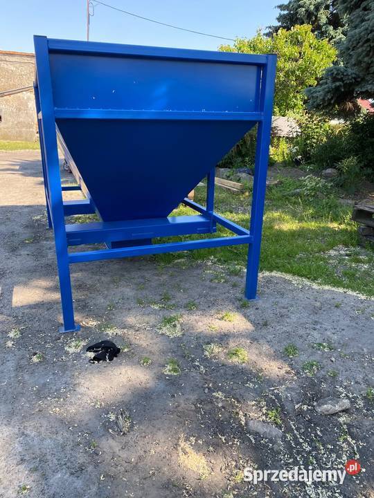 Kosz zasypowy do big bag bufor paczkarka 2m3