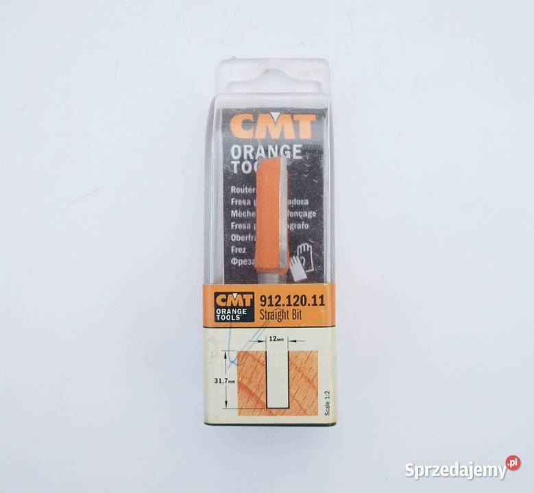 Frez trzpieniowy 8mm prosty do drewna CMT Karniewo