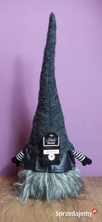 Skrzat świąteczny 50 Krasnal Gnom Mikołaj ozdoba