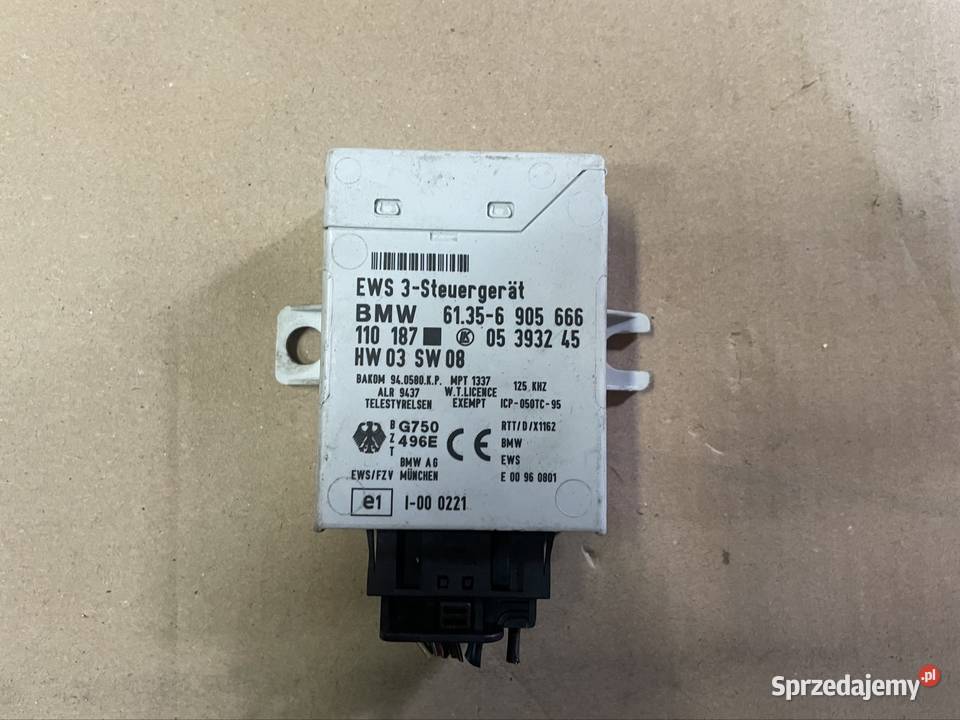 6905666 Moduł sterownik ews III bmw 3 e46 5 e39 Komputery sprzedam