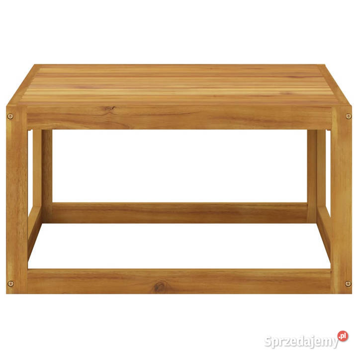 Stolik kawowy 68x68x29 lite drewno akacjowe