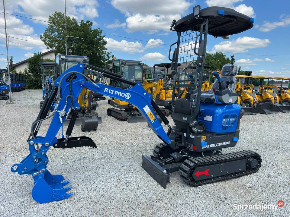 Nowa Minikoparka RIPPA R13 PRO Kubota 1300 podkarpackie Rzeszów