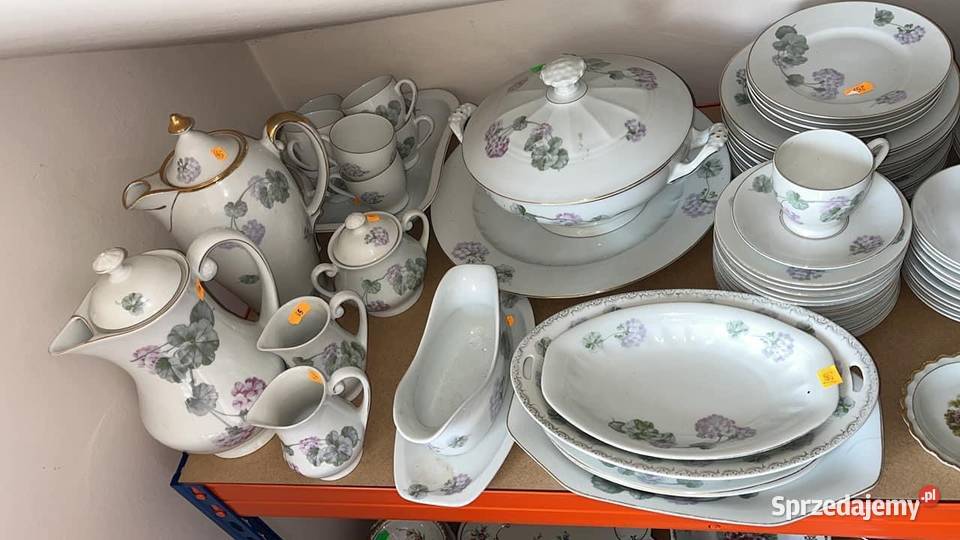 Talerz do zupy C T Altwasser Germany Hortensje Porcelana i szkło Gdańsk sprzedam