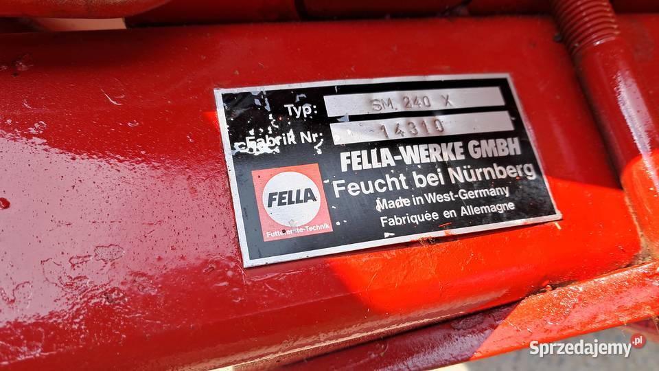 Kosiarka dyskowa FELLA SM 240 24m Lekka Fella małopolskie Mszana Dolna