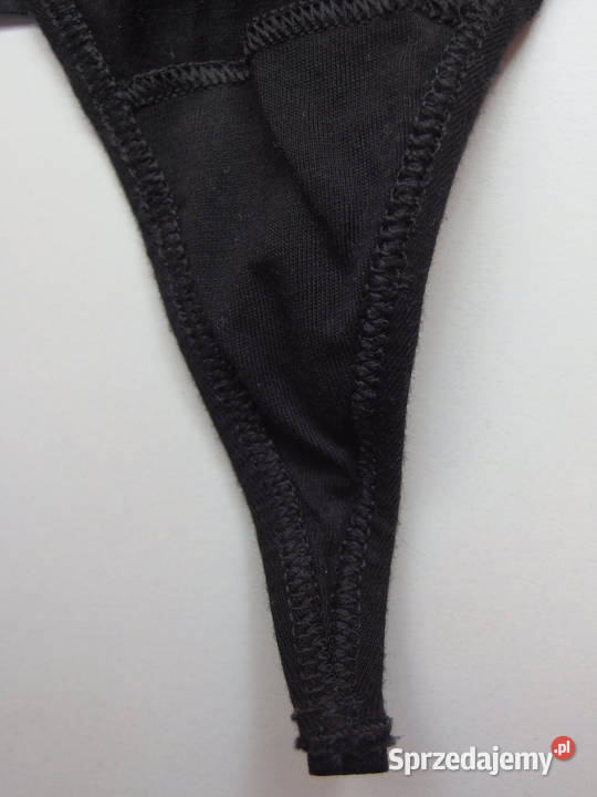 czarne stringi Hm xs 34 S 36 one size rozmiar Figi i stringi kujawsko-pomorskie Toruń