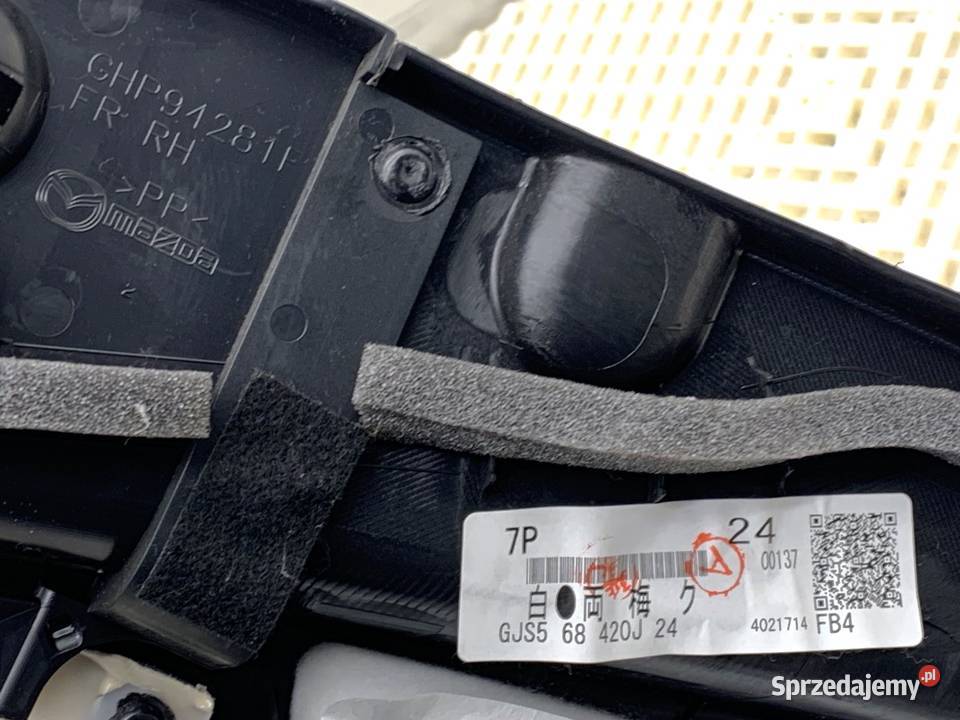 BOCZEK DRZWI PRAWY PRZÓD MAZDA 6 GJ