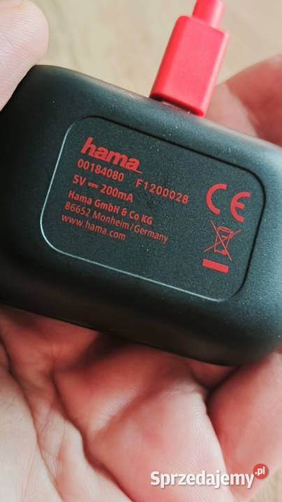 Słuchawki HAMA dokanałowe Zawory