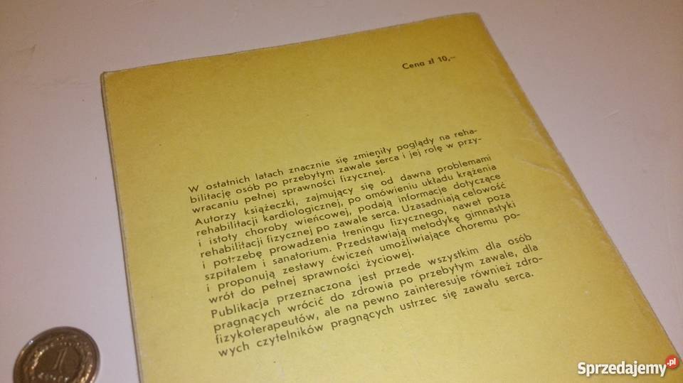 Rudnicki Smolis Rehabilitacja fizyczna zawale Rok wydania 1981 Rogoźnik