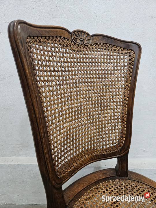 Piękne francuskie krzesła ludwikowskie Komplet 8