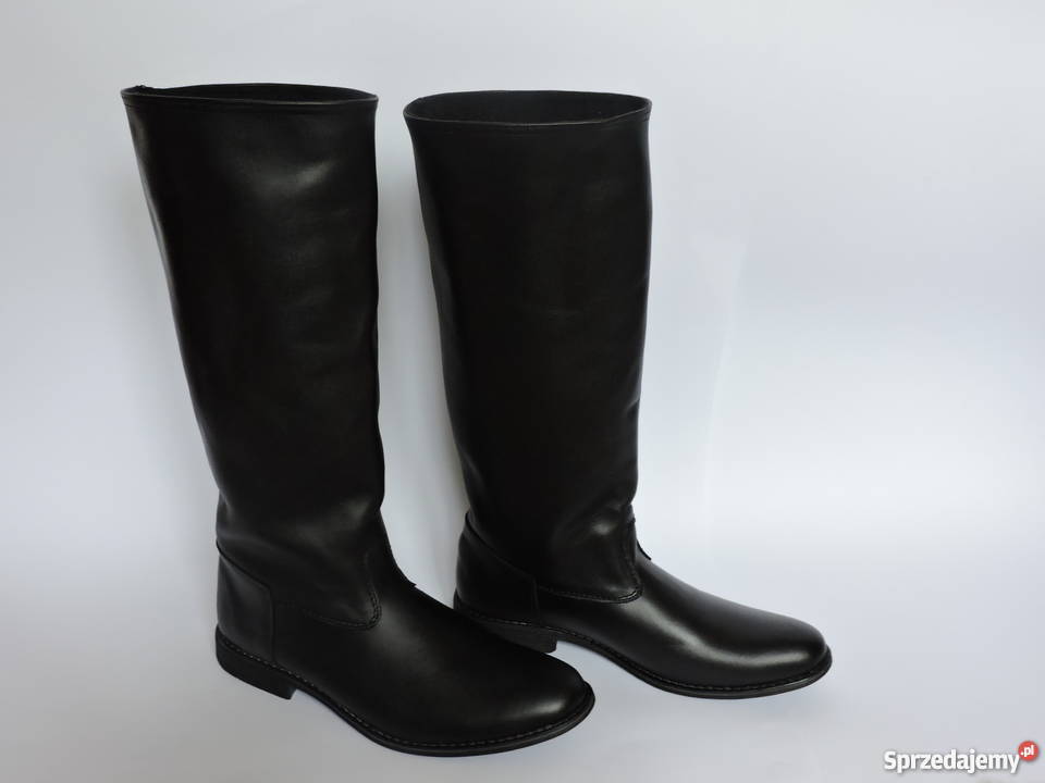 Oficerek wysoki skórzany obuwie ludowe 39 45 skóra