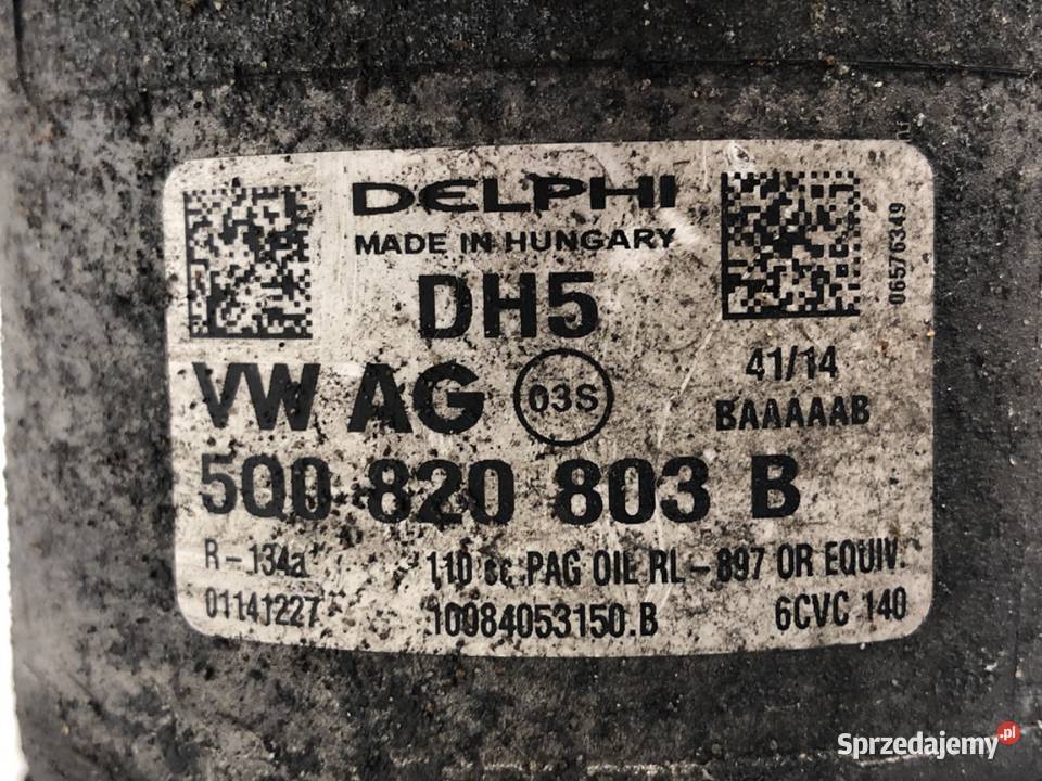 SPRĘŻARKA KLIMATYZACJI SEAT LEON III 5Q0820803B podkarpackie sprzedam