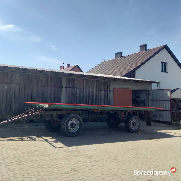 Sprzedam przyczepe do bel nieuszkodzony Wizna sprzedam