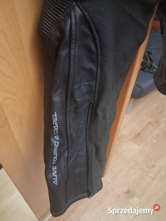 Spodnie motocyklowe skórzane Spodnie Łuków sprzedam
