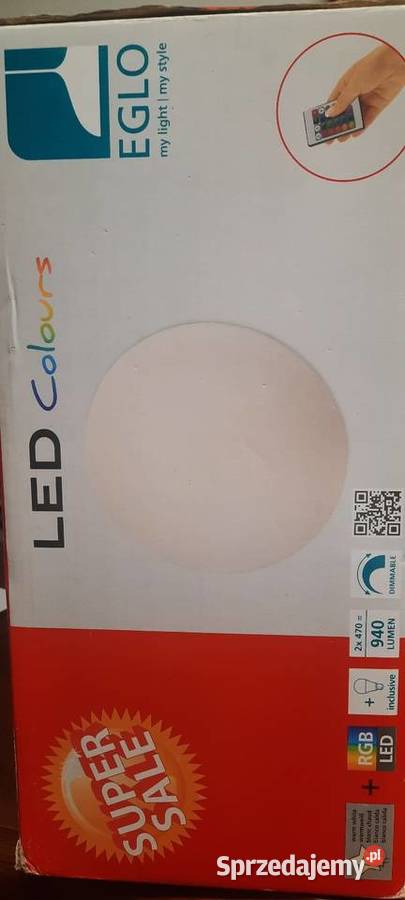 Lampa plafon eglo led rgd z pilotem Pilawa
