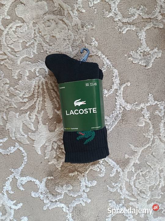 Komplet skarpet męskich Lacoste 4046 DRIFIT 12 Rozmiar uniwersalny Bielizna Białystok