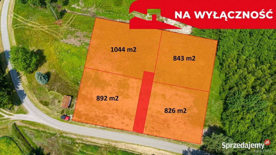 Działka budowlana 36 arów Pogórska Wola
