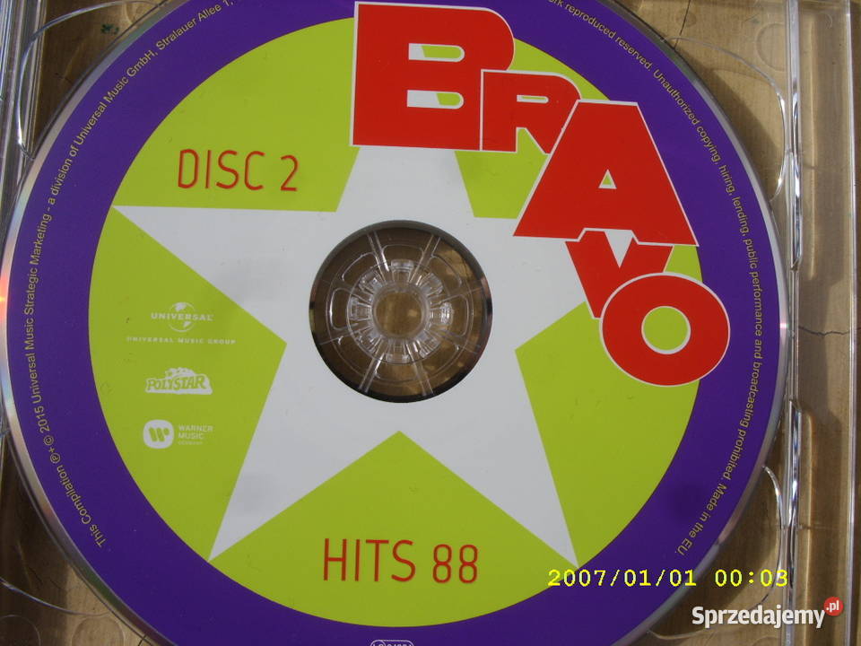 Skladanka CD Bravo Hits 88 2 cd 2015 CD Wołów