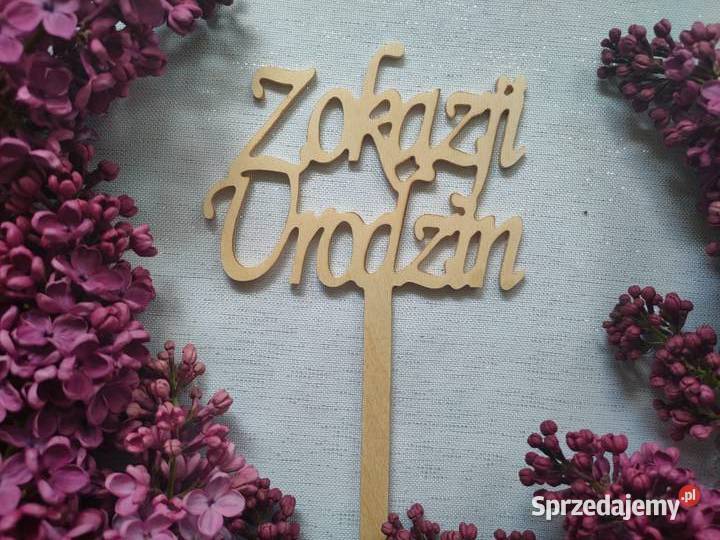 Napis w dniu imienin do bukietu prezentu Pozostałe Chomranice
