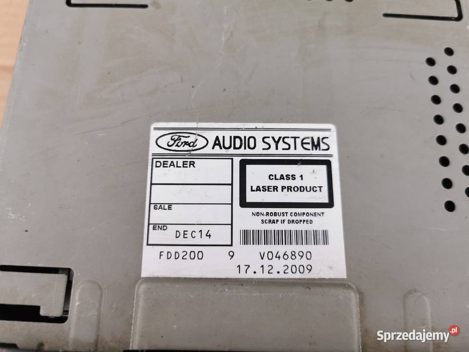 Radio 6000 cd ford focus mk2 lift 0408 osobowe Sieraków