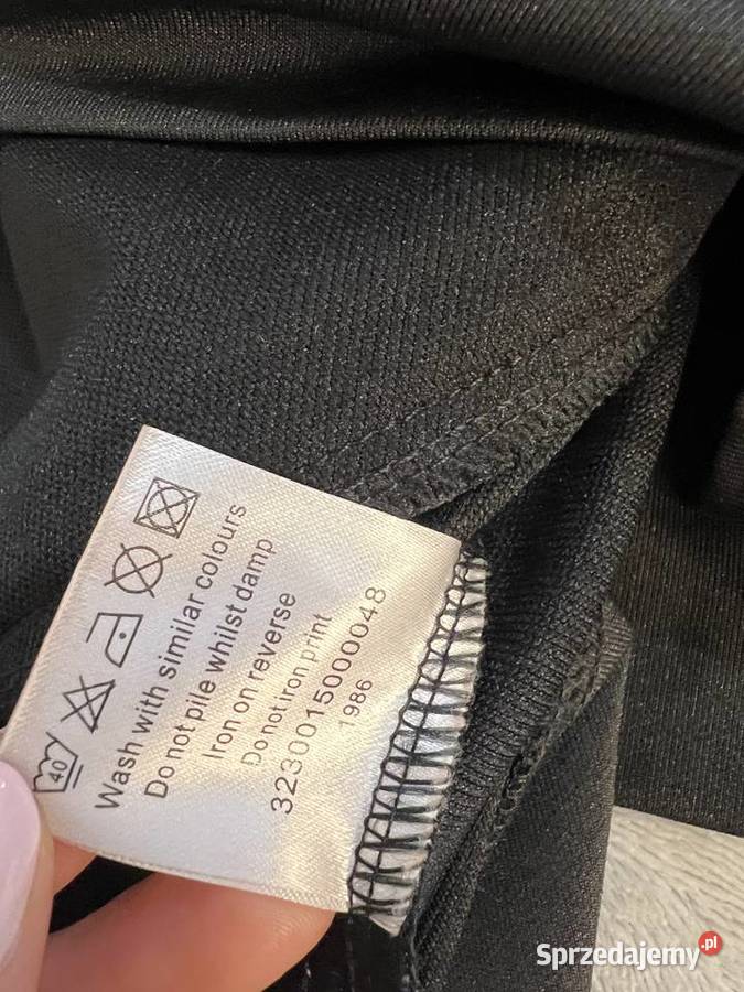 Sweter bluza na zamek zasuwana biało czarna Jasło