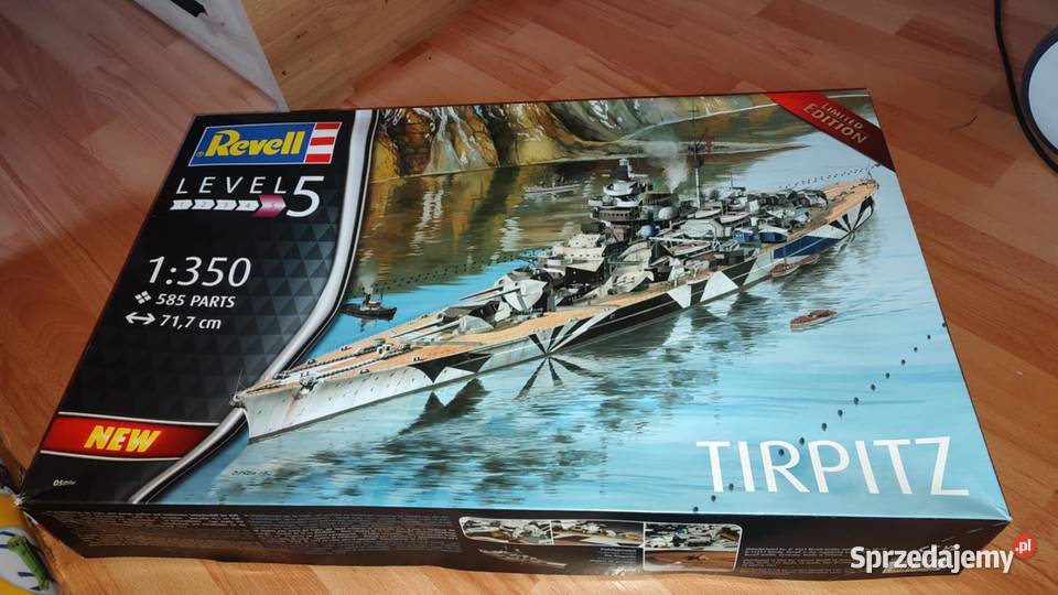 Revell 05096 Tirpitz Skala 1350 Model Kit Dla Dziecka Książ Wielkopolski sprzedam