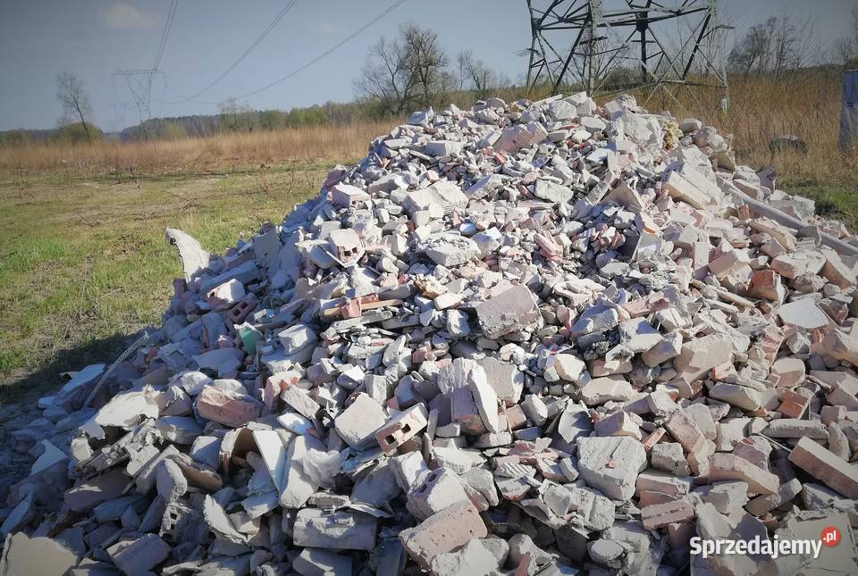Gruz ceglanobetonowy budowlany rozbiórkowy Wiązowna