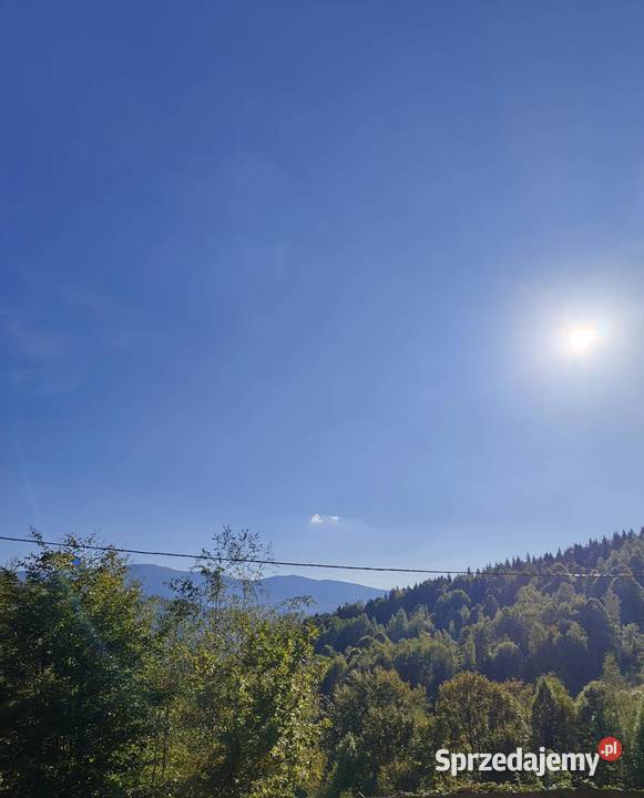 Działka widokowa w Zawoi z panoramą na Babią małopolskie Zawoja