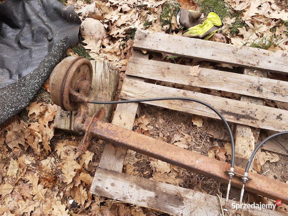 Oś do przyczepy Niewiadów USZKODZONA Kłomnice