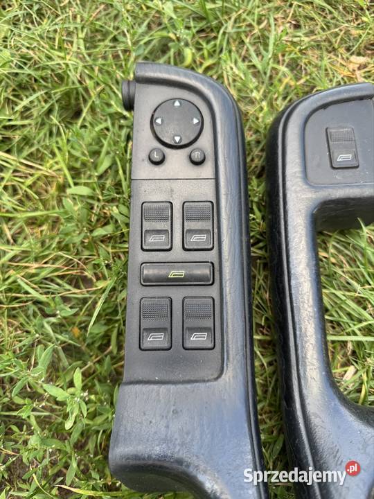 Panel 4x elektryczne szyby Audi 80 rączki Klamki wewnętrzne