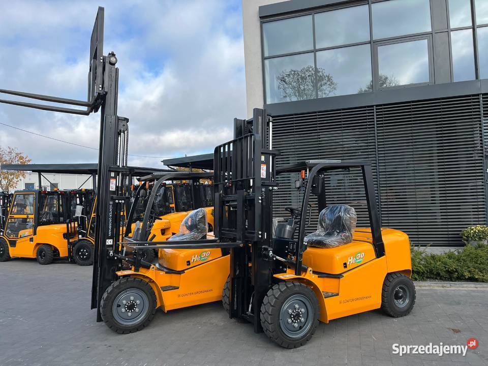 Nowy wózek widłowy elektryczny 3T 48m Gunter elektryczny Wózki widłowe Włocławek