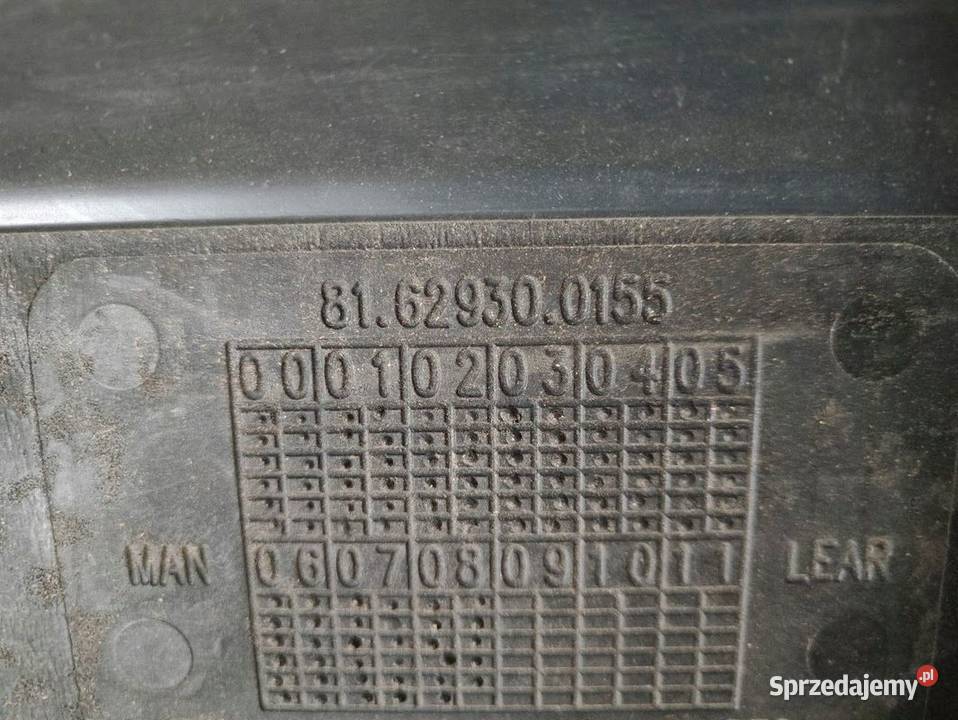 Tapicerka Boczek Kabiny Prawy MAN TGX TGS XL Motoryzacja Pleszew