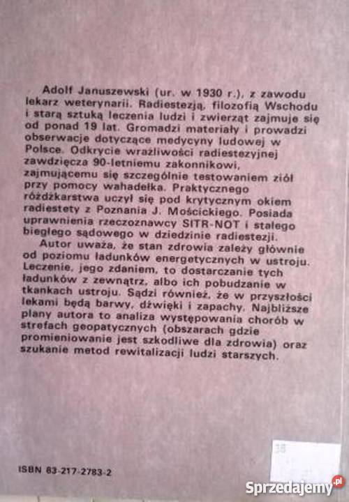 Januszewski A ABC radiestezji Warszawa