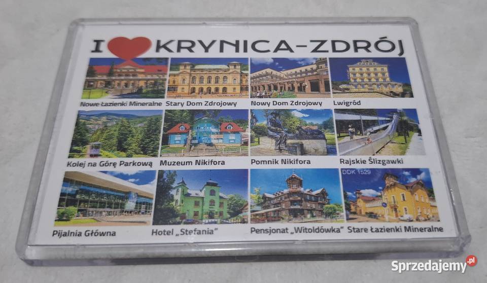 Magnes na lodówkę I Love KrynicaZdrój 97x67 Czeladź sprzedam