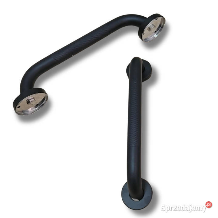 Uchwyt Łazienkowy Antypoślizgowy Czarny Mat Pozostałe Gdów