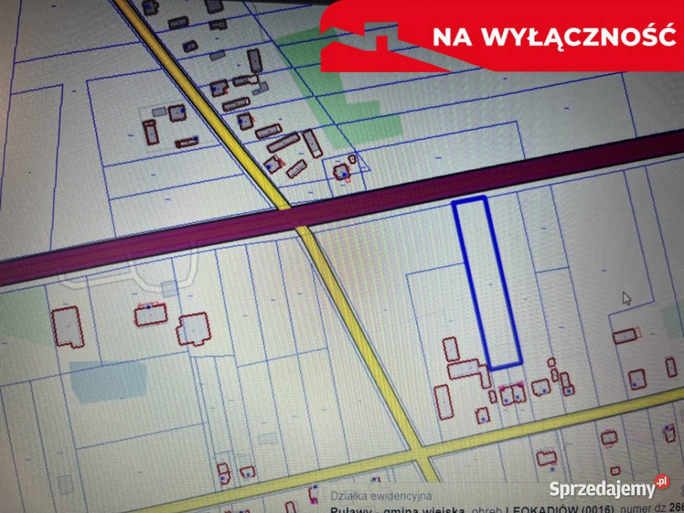 Działka 4017 m2 budowlana Leokadiów gm Puławy sprzedam