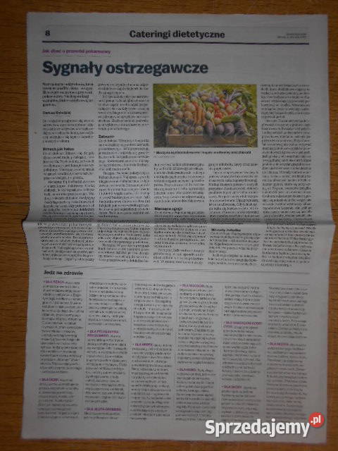 Cateringi dietetyczne pięć dodatków Gazeta Pozostałe Parczew sprzedam