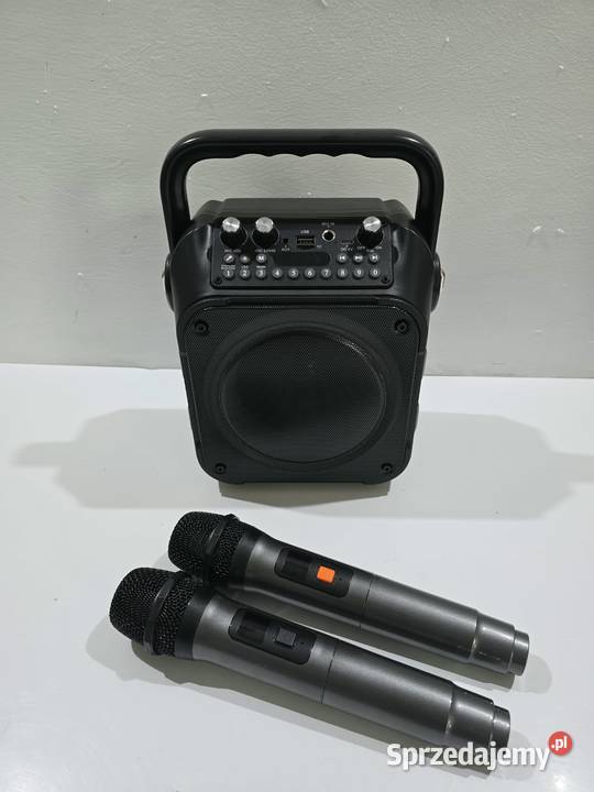 Głośnik Karaoke Bluetooth RGB 2 Mikrofony sprzedam