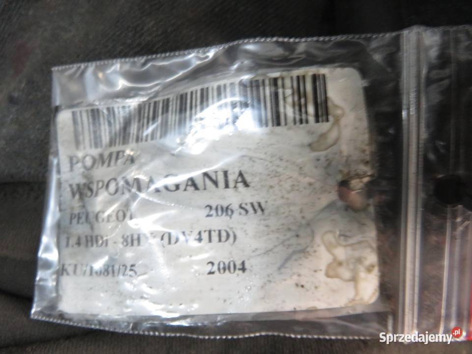 POMPA WSPOMAGANIA PEUGEOT 206 14 HDi 9638364580 osobowe