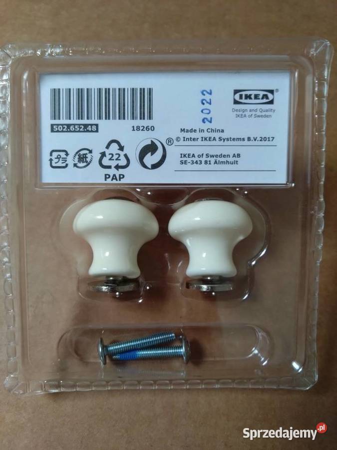 Ikea Hishult gałka porcelanowa 50265248 Meble mazowieckie Warszawa