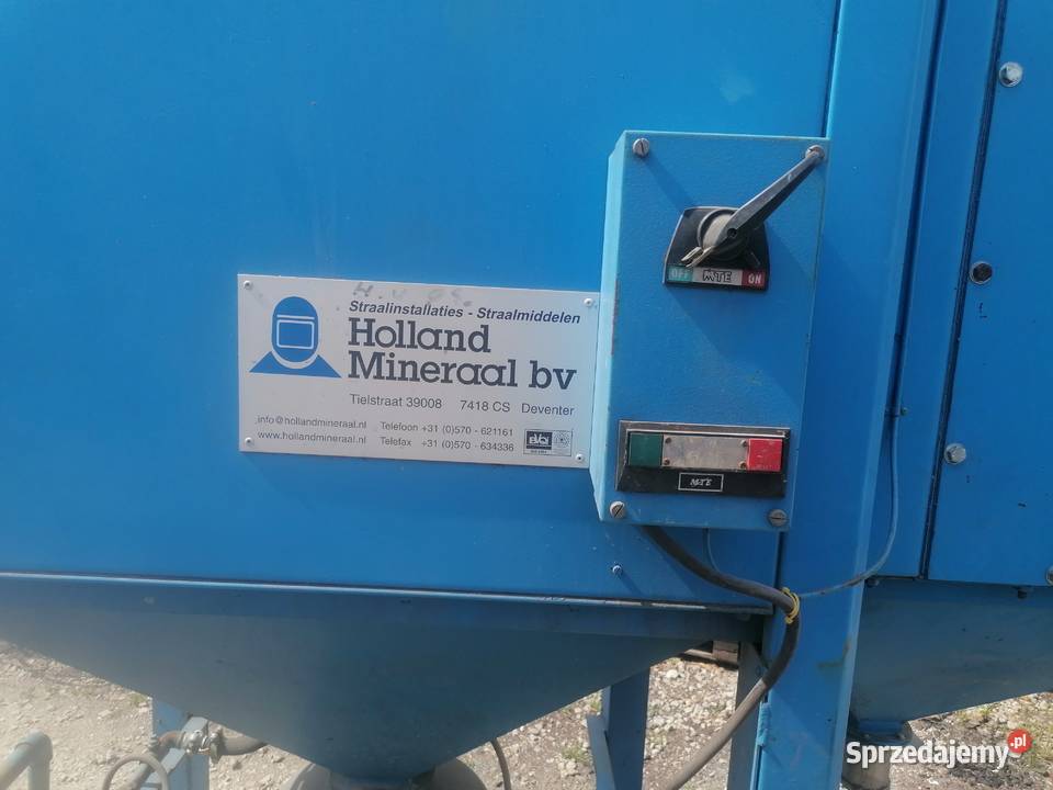 Piaskarka ciśnieniowa kabinowa komora Produkcja Ścinawa sprzedam