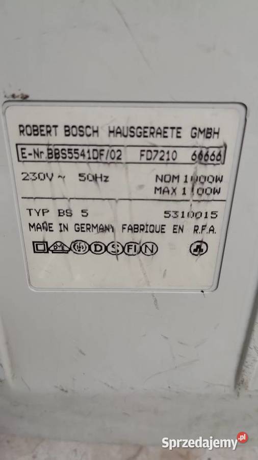 Odkurzacz Bosch BS 5